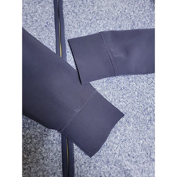 Straight Down Jacket Mens M Windbreaker Blue Textured Lightweight Full Zip Golf - Picture 4 of 11